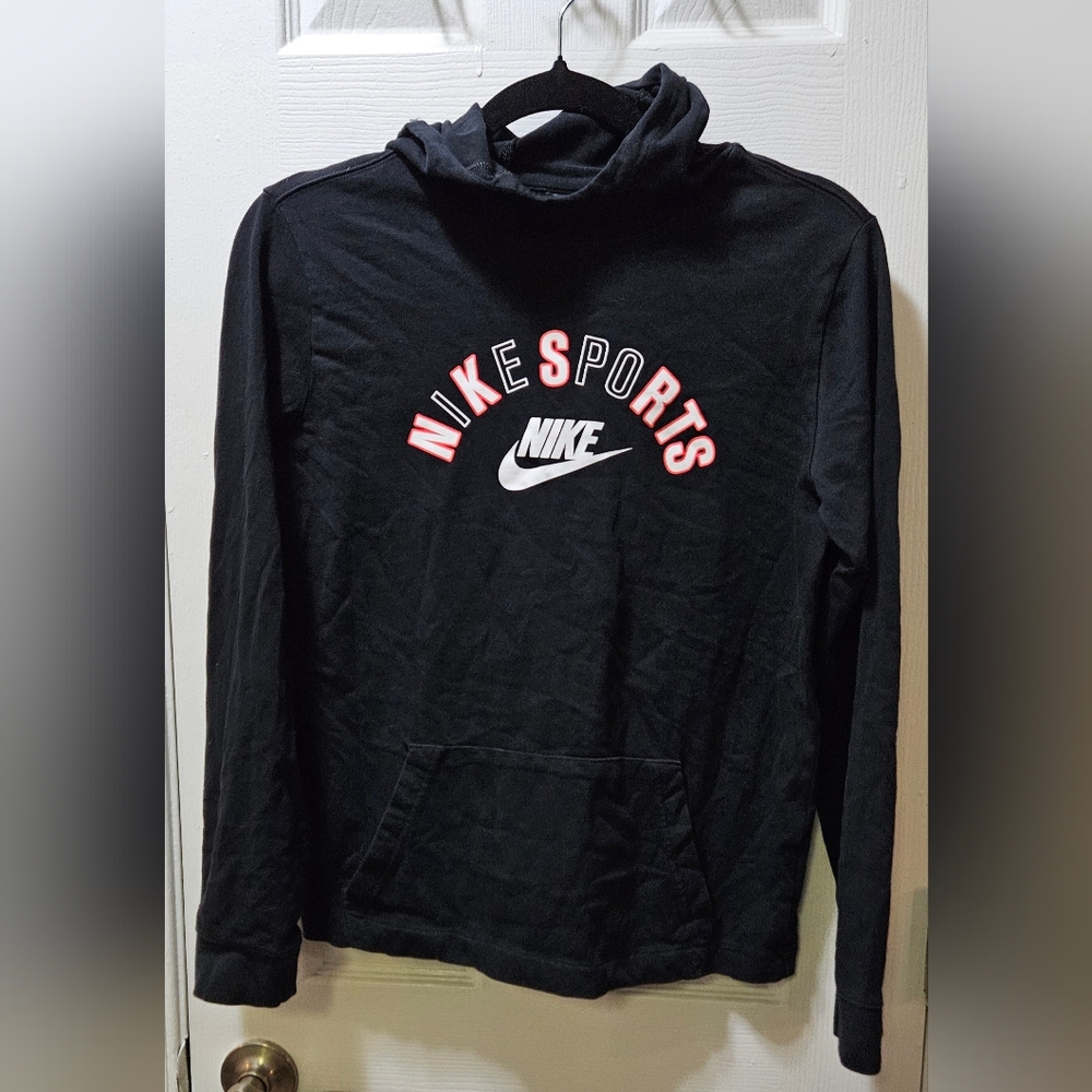 Nike Black and White Hoodie